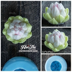 Khuôn silicon Hoa Búp làm bánh rau câu 3D 4D nhấn xôi, fondant, socola, nến hanmade