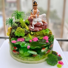 Khuôn nhôm tròn cao 15cm rộng 12/14/16/18/20cm dùng làm bánh rau câu, bánh các loại