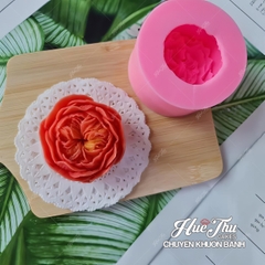 Khuôn silicon hoa Hồng Anh D14 6.5cm làm bánh rau câu 3D 4D nhấn xôi, fondant, socola, nến hanmade