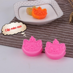 Khuôn nhấn Cutter Nhân Vật Hoạt Hình CT3 (nhiều mẫu) tạo hình bánh bao, bánh quy, bánh mì, rau câu, xôi hoa đậu
