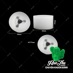 Khuôn silicon Xương Rồng 3 Nhánh 3cm (số 11) làm bánh rau câu 3D 4D nhấn xôi, fondant, socola, nến hanmade