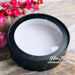 Hộp đựng bánh tròn nắp trong (nhiều màu) đựng bánh, hoa, trái cây