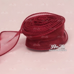 Ruy băng voan 4cm (cuộn 10m) trang trí bánh, gói quà, gói hoa, làm nơ