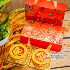 Hộp trung thu Vạn Phúc 2 bánh - hộp đựng bánh Trung Thu 150g - 250g