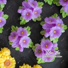 Khuôn silicon chùm Hoa Lan (3 bông) 6x3cm làm bánh rau câu 3D 4D nhấn xôi, fondant, socola, nến hanmade
