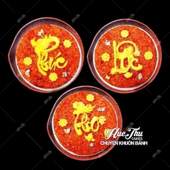 Khuôn silicon Phúc Lộc Thọ 10cm làm bánh rau câu 3D 4D nhấn xôi, fondant, socola, nến hanmade