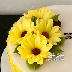 Khuôn silicon Hoa Cúc Châu Phi 7cm làm bánh rau câu 3D 4D nhấn xôi, fondant, socola, nến hanmade