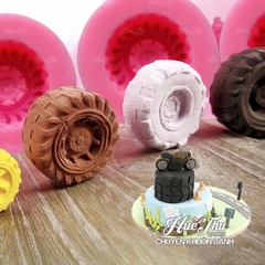 Khuôn silicon bánh Xe Ô tô làm bánh rau câu 3D 4D nhấn xôi, fondant, socola, nến hanmade