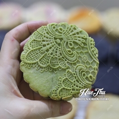 Khuôn silicon làm ren rau câu, đường, đậu, làm bánh trung thu mặt ren