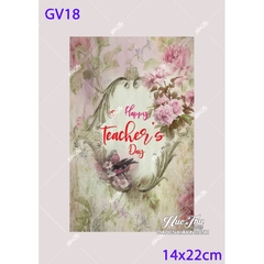 Tấm Decal Trong chủ đề Thầy Cô - Ngày Nhà Giáo, chữ dán tem dán lên bánh trang trí bánh rau câu (nhiều mẫu)