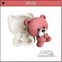 Khuôn silicon Gấu Teddy 7.5cm làm bánh rau câu 3D 4D nhấn xôi, fondant, socola, nến hanmade