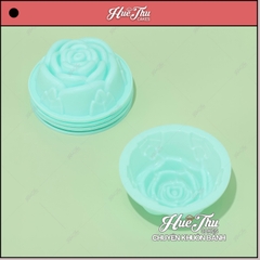 Khuôn silicon Hoa Hồng 7cm (10 cái) làm bánh rau câu 3D 4D bánh da lợn