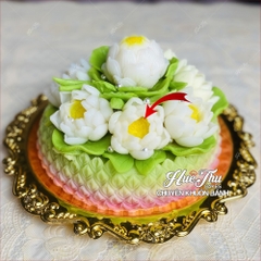 Bộ khuôn silicon Hoa Sen Thái (11 chi tiết) làm bánh rau câu 3D 4D nhấn xôi, fondant, socola, nến hanmade