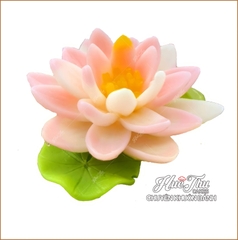 Khuôn silicon Hoa Súng làm bánh rau câu 3D 4D nhấn xôi, fondant, socola, nến hanmade