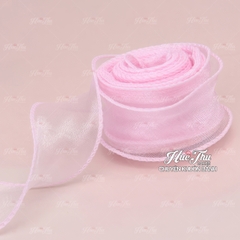 Ruy băng voan 4cm (cuộn 10m) trang trí bánh, gói quà, gói hoa, làm nơ