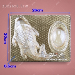 Khuôn Cá Chép / Cá Kol bằng nhựa (nhiều size) dùng đổ rau câu, nhấn xôi