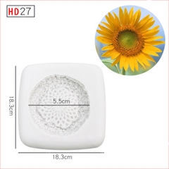 Khuôn silicon ép đậu hình Lá Hoa A99 (nhiều mẫu) nhấn xôi hoa, fondant, chè trôi nước
