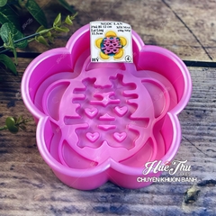 Khuôn xôi hình Bông Mai 12cm cao 5cm - khuôn ép xôi, khuôn nhấn xôi Ngọc Lan