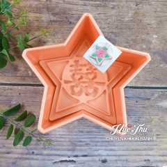 Khuôn xôi hình Ngôi Sao 20cm cao 8cm - khuôn ép xôi, khuôn nhấn xôi Ngọc Lan
