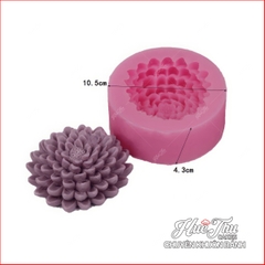 Khuôn silicon Hoa Cúc Hoàng Gia 10.5cm làm bánh rau câu 3D 4D nhấn xôi, fondant, socola, nến hanmade