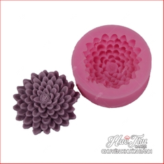 Khuôn silicon Hoa Cúc Hoàng Gia 10.5cm làm bánh rau câu 3D 4D nhấn xôi, fondant, socola, nến hanmade