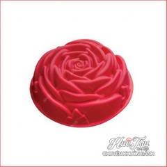 Khuôn silicon Đóa Hoa Hồng 23cm làm bánh rau câu 3D 4D mâm cúng