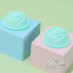 Khuôn silicon Hoa Hồng 7cm (10 cái) làm bánh rau câu 3D 4D bánh da lợn