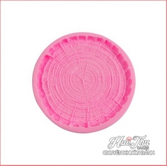 Khuôn silicon Mặt Gỗ Gốc Cây làm bánh rau câu 3D 4D nhấn xôi, fondant, socola, nến hanmade