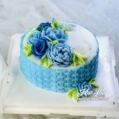 Khuôn silicon hoa Mẫu Đơn Pompon làm bánh rau câu 3D 4D nhấn xôi, fondant, socola, nến hanmade