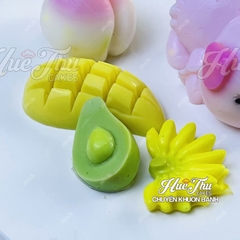 Khuôn silicon Quả Xoài làm bánh rau câu 3D 4D nhấn xôi, fondant, socola, nến hanmade