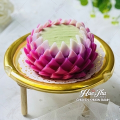 Khuôn silicon Đài Sen Lớn 12/14cm làm bánh rau câu 3D 4D nhấn xôi, fondant, socola, nến hanmade