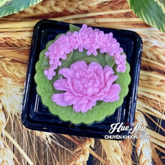 Khuôn silicon Hoa Mẫu Đơn A81 6cm làm bánh rau câu 3D 4D nhấn xôi, fondant, socola, nến hanmade