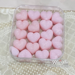 Hộp nhựa Vuông trong 11/15cm đổ thạch rau câu, đóng gói bánh kẹo