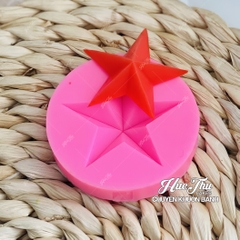 Khuôn silicon Ngôi Sao A122 làm bánh rau câu 3D 4D nhấn xôi, fondant, socola, nến hanmade