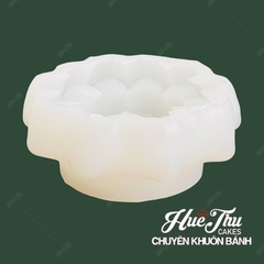 Khuôn silicon Hoa Sen 8cm A21 làm bánh rau câu 3D 4D nhấn xôi, fondant, socola, nến hanmade