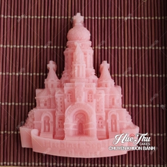 Khuôn silicon Lâu Đài 6cm A127 làm bánh rau câu 3D 4D nhấn xôi, fondant, socola, nến hanmade