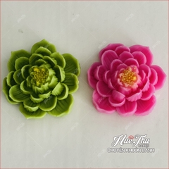 Khuôn silicon Hoa Sen A124 làm bánh rau câu 3D 4D nhấn xôi, fondant, socola, nến hanmade