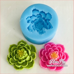 Khuôn silicon Hoa Sen A124 làm bánh rau câu 3D 4D nhấn xôi, fondant, socola, nến hanmade