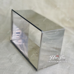 Khuôn Ring hình Chữ Nhật 18/20/22/24cm cao 8cm (inox 304) làm bánh rau câu, bánh mousse