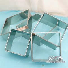 Khuôn Ring Bánh Mousse hình Tròn/Vuông/Tim kích thước 10/12/14/16/18/20/22/24/26/28/30cm cao 6cm (inox 304)
