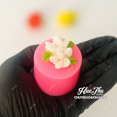 Khuôn silicon hoa Lài Thái M28 làm bánh rau câu 3D 4D nhấn xôi, fondant, socola, nến hanmade