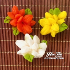 Khuôn silicon hoa Lài Thái M28 làm bánh rau câu 3D 4D nhấn xôi, fondant, socola, nến hanmade
