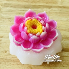 Khuôn silicon Hoa Sen 8cm A21 làm bánh rau câu 3D 4D nhấn xôi, fondant, socola, nến hanmade