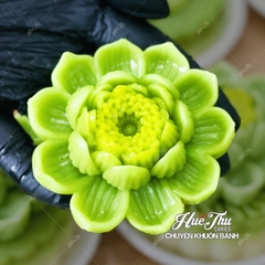 Khuôn silicon Hoa Sen 8cm A21 làm bánh rau câu 3D 4D nhấn xôi, fondant, socola, nến hanmade