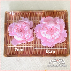 Khuôn silicon Hoa Mẫu Đơn A207 (1 cặp) làm bánh rau câu 3D 4D nhấn xôi, fondant, socola, nến hanmade