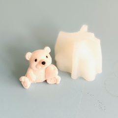 Khuôn silicon Chú Gấu 6.1cm A166 làm bánh rau câu 3D 4D nhấn xôi, fondant, socola, nến hanmade
