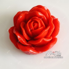 Khuôn silicon Hoa Hồng nụ xoắn 7.7cm làm bánh rau câu 3D 4D nhấn xôi, fondant, socola, nến hanmade