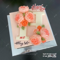 Khuôn silicon hoa Hồng Anh D14 6.5cm làm bánh rau câu 3D 4D nhấn xôi, fondant, socola, nến hanmade