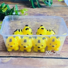 Khuôn silicon Hổ Con (vỉ 6 khuôn) làm bánh rau câu 3D 4D nhấn xôi, fondant, socola, nến hanmade, chè trôi nước