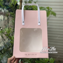 Túi Giấy Đựng Quà Cửa Sổ 14/18/21cm HC7, túi đựng quà tặng, đựng bánh các loại